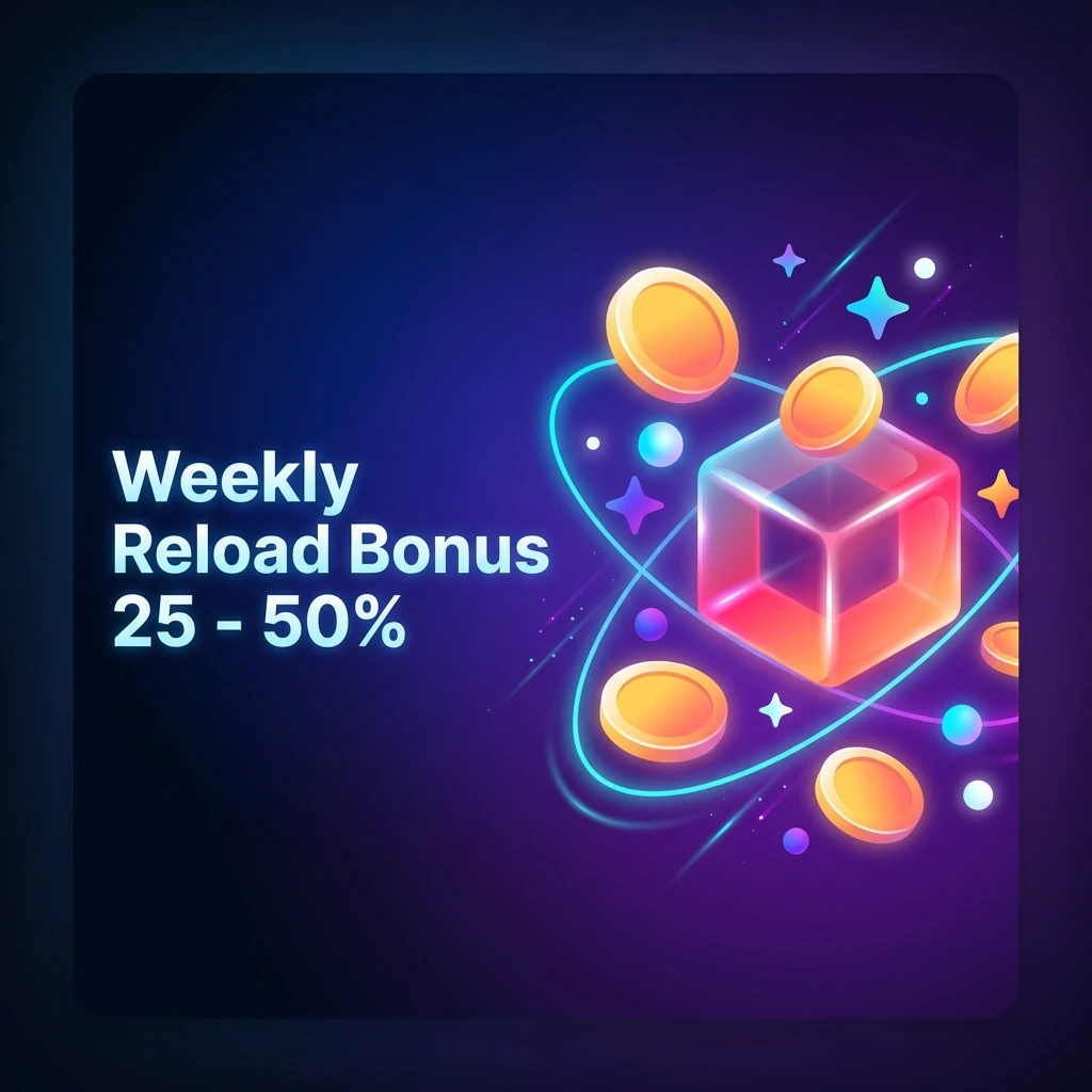 Weekly Reload Bonus 25 - 50%